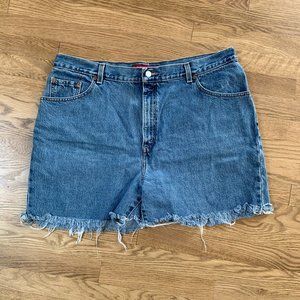 LEVI's Classic Relaxed 550 Cut-off Jeans - Women's Size 20M